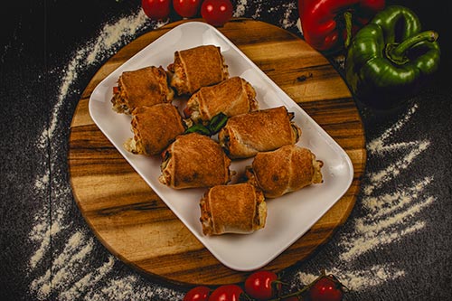 Produktbild Gefüllte Pizzabrötchen Yang