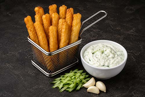 Produktbild Röstisticks Knusperurlaub inkl. Zaziki-Dip